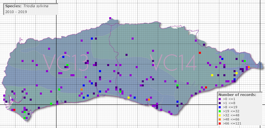 distribution map